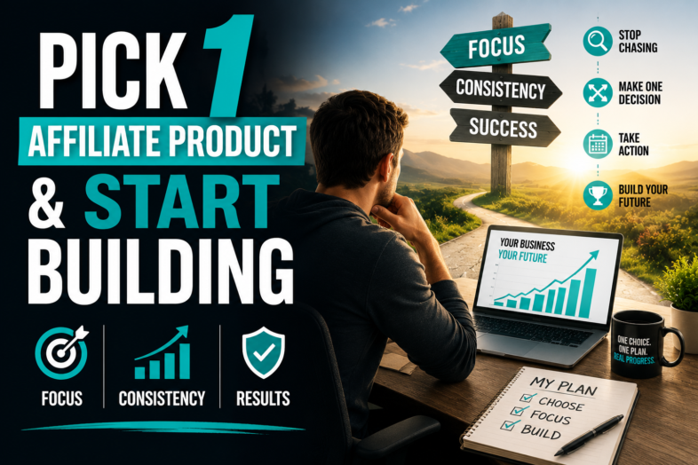 Pick 1 Affiliate Product & Start Building