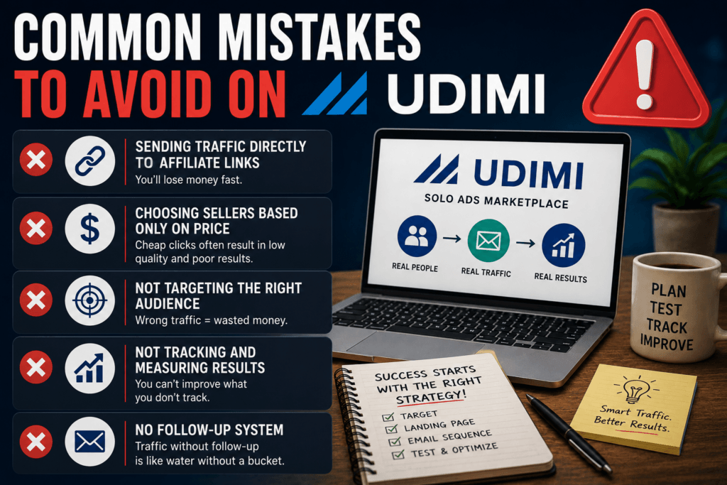 Common Mistakes to Avoid on Udimi