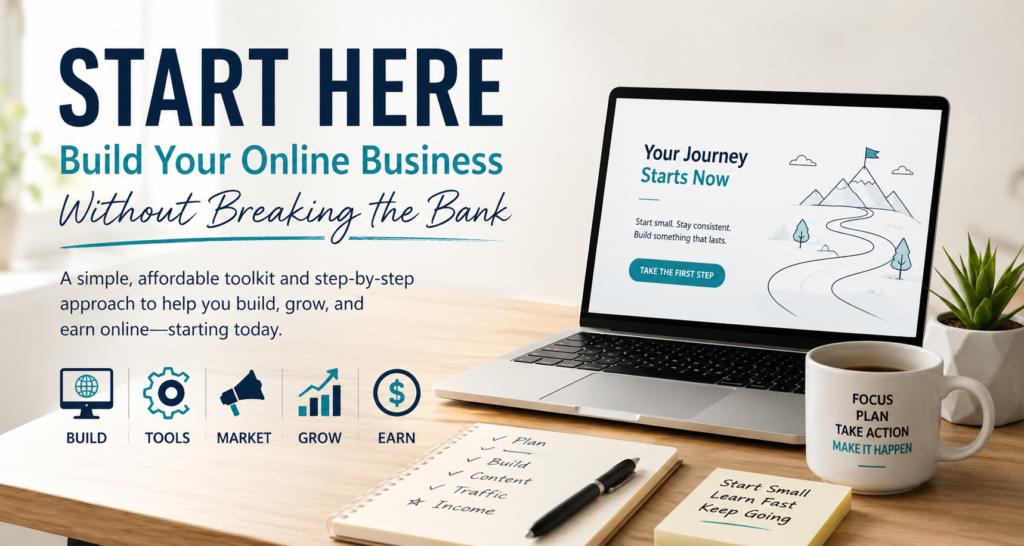 Start Here - Build Your Online Business Without Breaking the Bank!