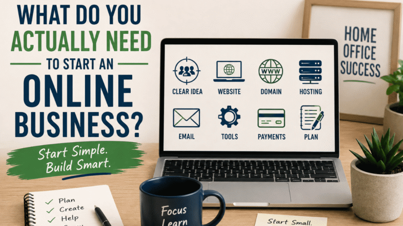 What do you actually need to start an online business?